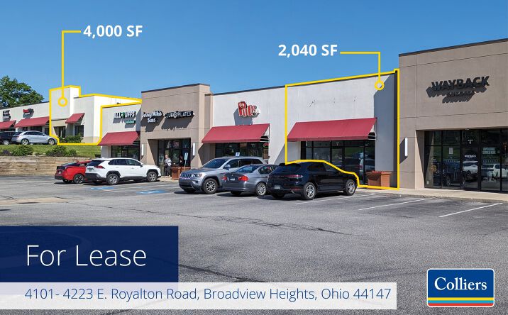 Pictures of Retail property located at 4223 E Royalton Rd, Broadview Heights, OH 44147 for lease - image #1
