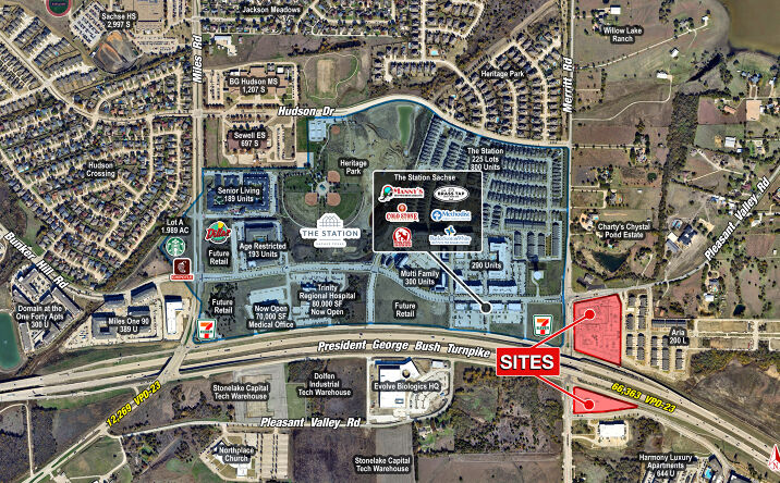 Pictures of Retail, Land property located at 5550 President George Bush Hwy, Sachse, TX 75048 for lease - image #1