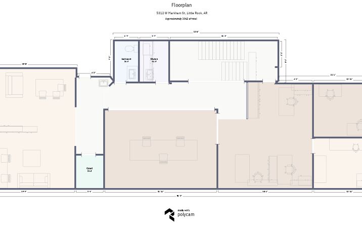 Pictures of Office property located at 5312 W Markham St, Little Rock, AR 72205 for lease - image #1