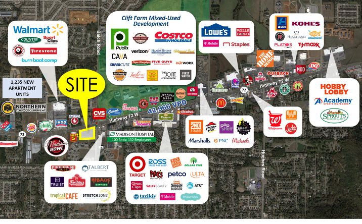 Pictures of Retail, Land property located at 1088 Balch Rd, Madison, AL 35758 for lease - image #1