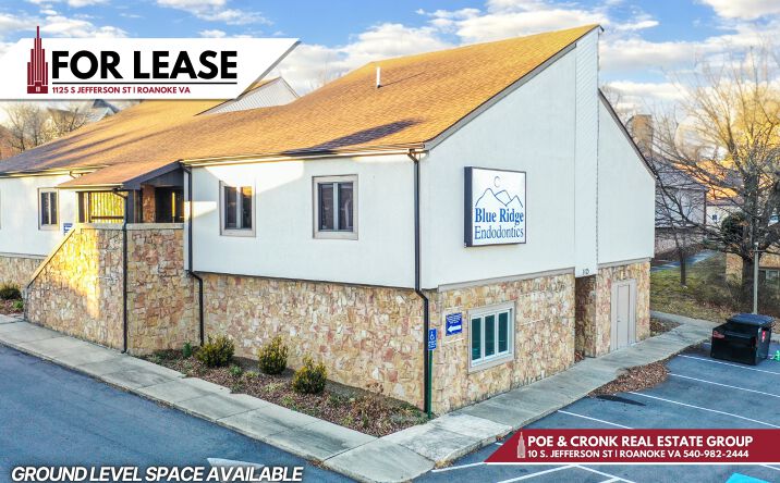 Pictures of Office property located at 1125 S Jefferson St, Roanoke, VA 24016 for lease - image #1