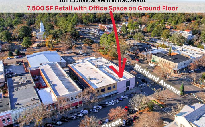 Pictures of Retail property located at 101 Laurens St SW, Aiken, SC 29801 for lease - image #1