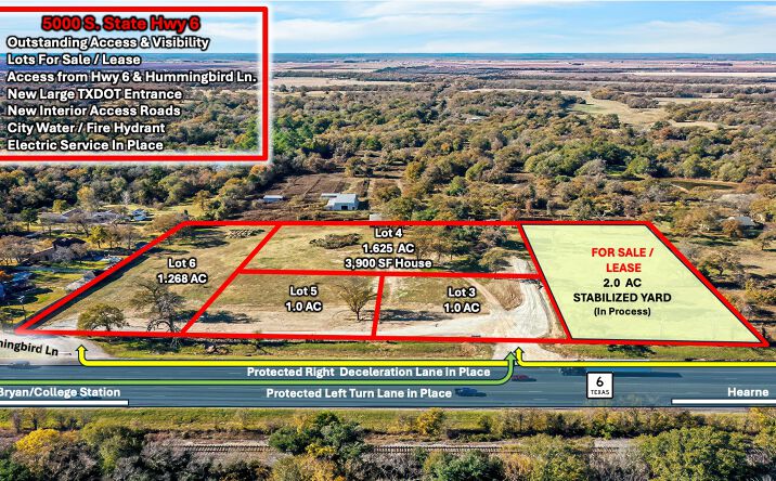 Pictures of Industrial, Land property located at 5000 Hwy 6, Hearne, TX 77859 for lease - image #1