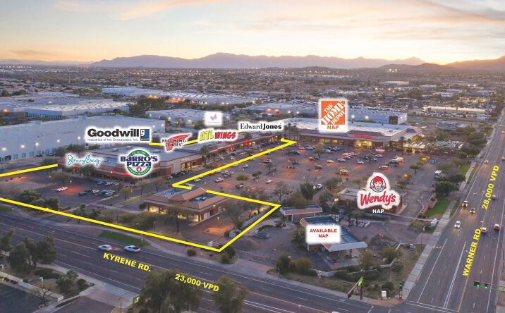 Pictures of Retail property located at 655 W. Warner Road & 8830 S. Kyrene Road, Tempe, AZ 85284 for lease - image #1