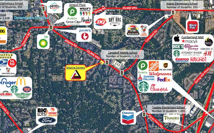 Pictures of Retail property located at 3246 Atlanta Rd SE, Smyrna, GA 30080 for lease - image #1