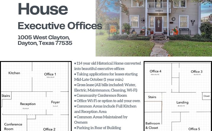 Pictures of Office property located at 1005 W Clayton St, Dayton, TX 77535 for lease - image #1