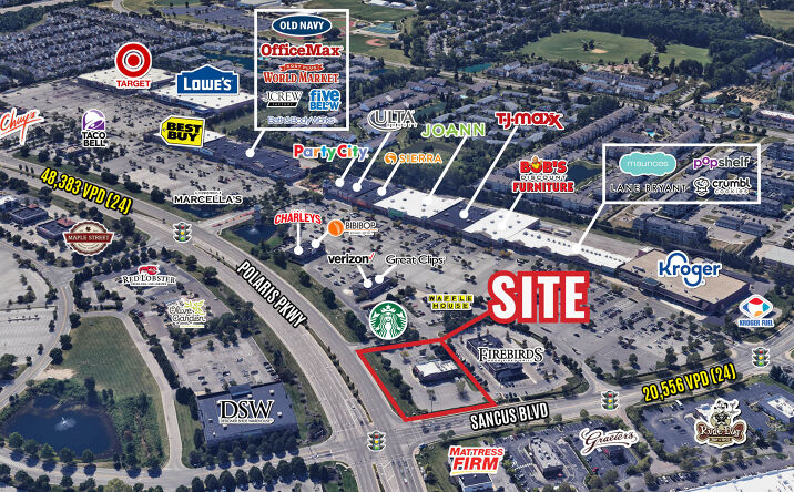 Pictures of Restaurant property located at 1161 Polaris Pkwy, Columbus, OH 43240 for lease - image #1