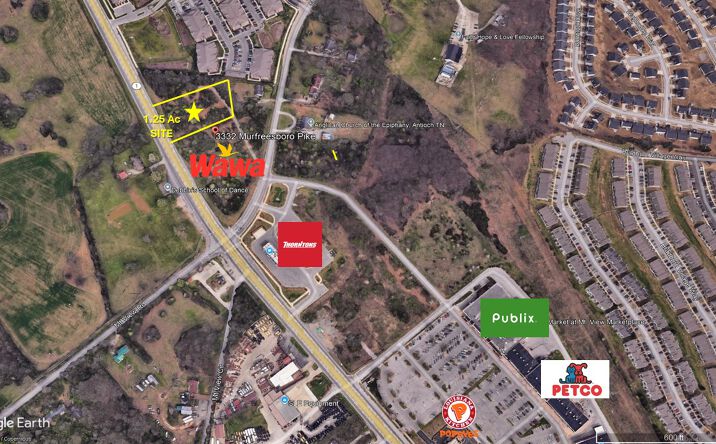 Pictures of Land property located at Murfreesboro Pike & Mt View Rd, Nashville, TN 37013 for lease - image #1