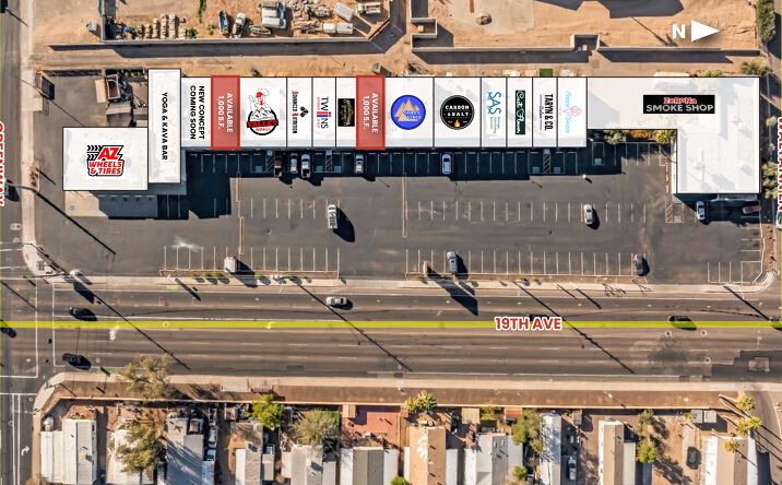 Pictures of Retail, Restaurant property located at 15414 N 19th Ave, Phoenix, AZ 85023 for lease - image #1