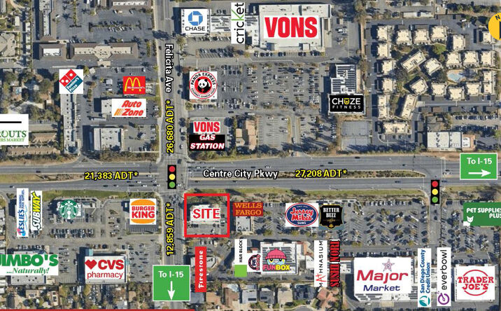 Pictures of Retail property located at 501 W Felicita Ave, Escondido, CA 92025 for lease - image #1