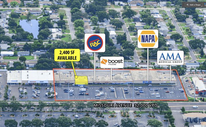 Pictures of Retail property located at 1404 Missouri Ave N, Largo, FL 33770 for lease - image #1