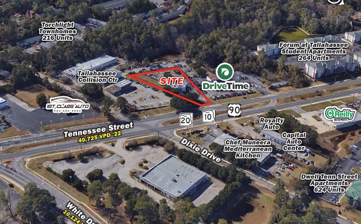 Pictures of Retail property located at 2421 W Tennessee St, Tallahassee-, FL 32304 for lease - image #1