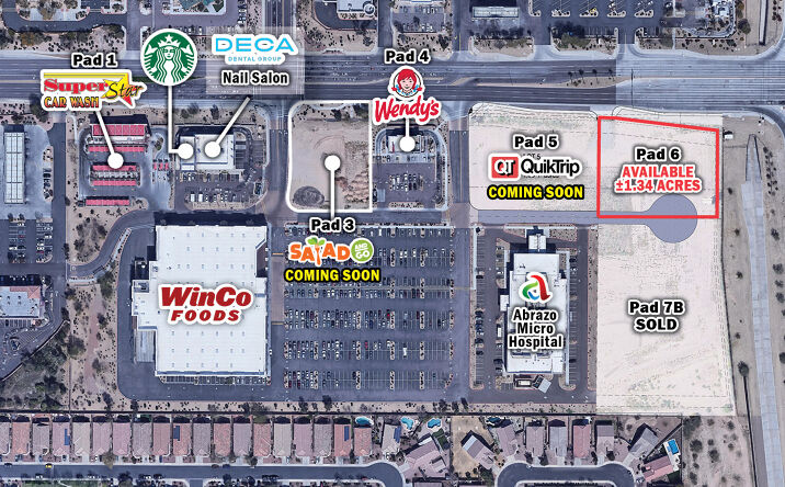 Pictures of Land property located at 16821 W Bell Rd, Surprise, AZ 85388 for sales - image #1