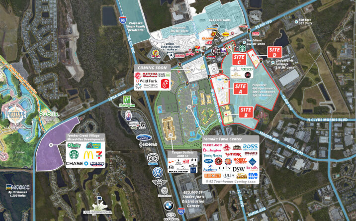 Pictures of Land property located at SWQ LPGA Blvd & N Williamson Blvd, Daytona Beach, FL 32117 for lease - image #1