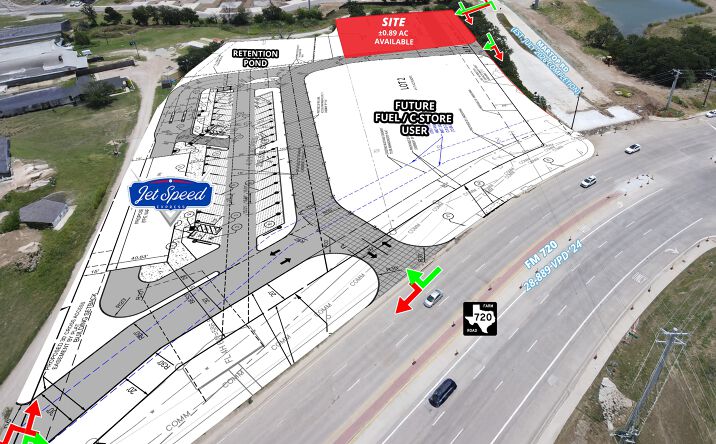 Pictures of Retail property located at 3301 W FM 720, Oak Point, TX 75068 for lease - image #1