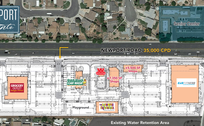 Pictures of Retail property located at SWC Newport Rd & Evans Rd, Menifee, CA 92584 for lease - image #1