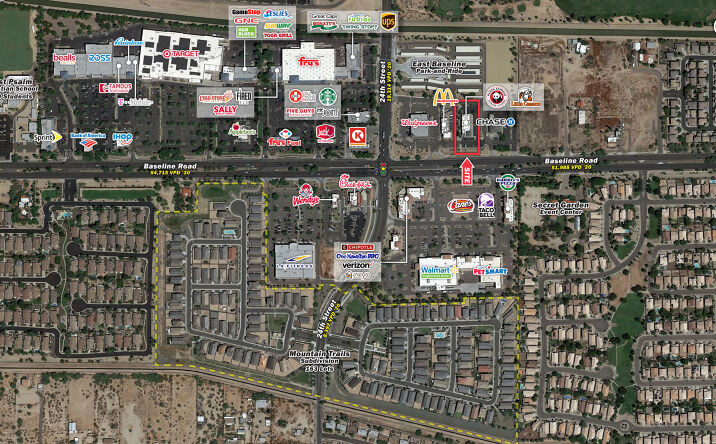 Pictures of Office property located at 2434 E Baseline Rd, Phoenix, AZ 85042 for lease - image #1