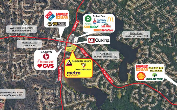 Pictures of Retail property located at 7245 Rockbridge Rd SW, Lithonia, GA 30058 for lease - image #1