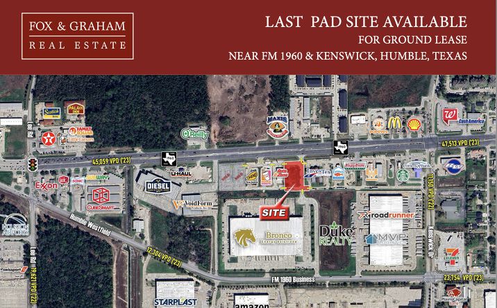 Pictures of Land property located at FM 1960, Humble, TX 77338 for lease - image #1