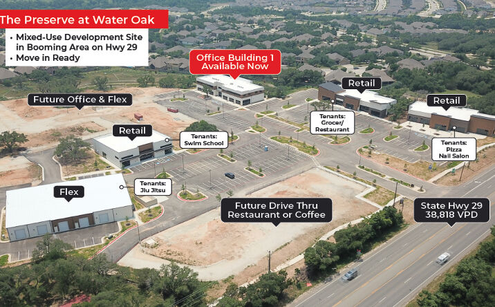 Pictures of Office property located at 3701 W State Hwy 29, Georgetown, TX 78628 for lease - image #1