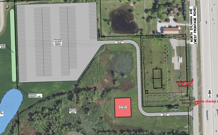 Pictures of Industrial, Land, Special Purpose property located at 2502 N Sylvania Ave, Yorkville, WI 53126 for lease - image #1