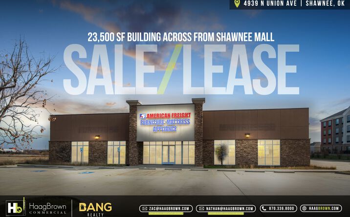 Pictures of Retail, Industrial property located at 4939 N Union Ave, Shawnee, OK 74804 for lease - image #1