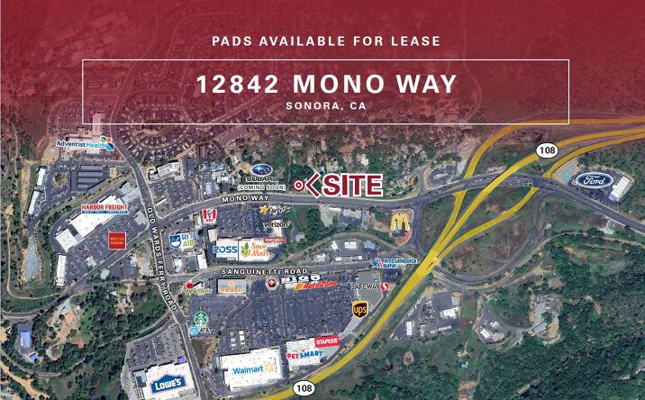 Pictures of Retail property located at 12842 Mono Way, Sonora, CA 95370 for lease - image #1