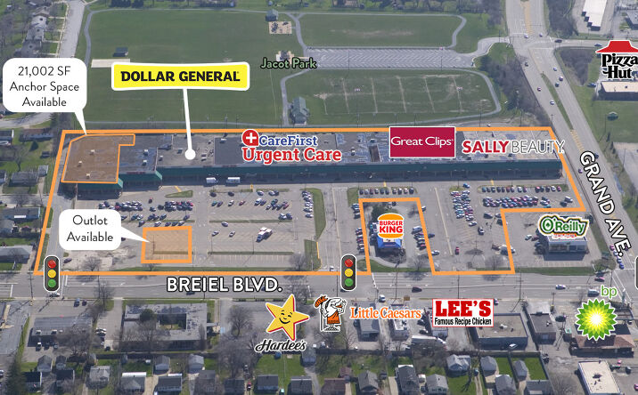 Pictures of Retail property located at 413-659 South Breiel Boulevard, Middletown, OH 45044 for lease - image #1