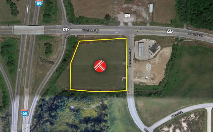 Pictures of Land property located at I-69 & SR 332 Executive Park Rd, Yorktown, IN 47396 for lease - image #1
