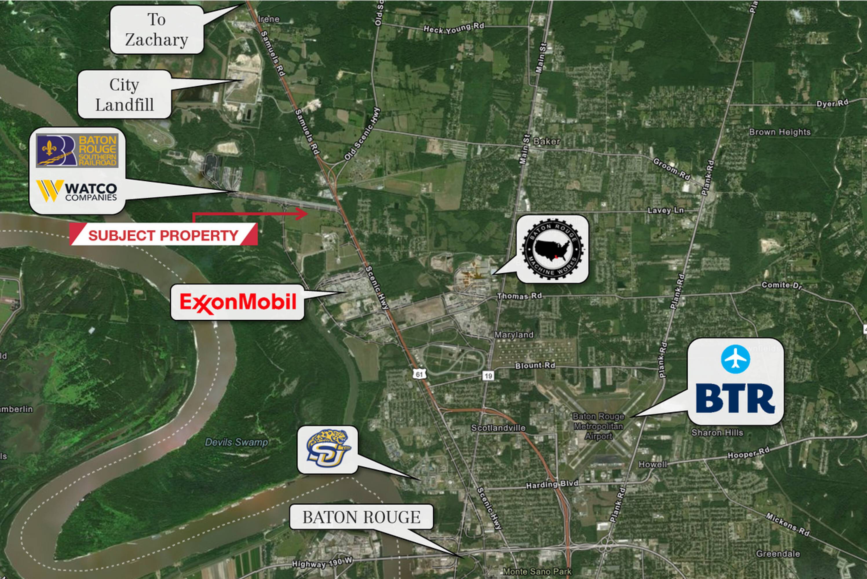 Brooklawn Drive, Zachary, LA 70791 Industrial Space for Lease