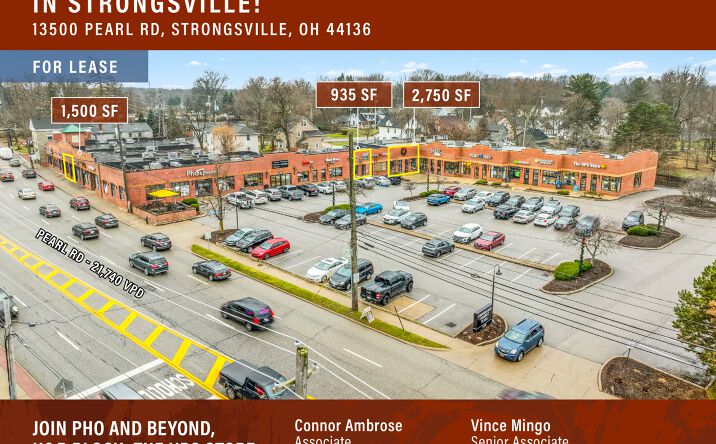 Pictures of Retail property located at 13500 Pearl Rd, Strongsville, OH 44136 for lease - image #1