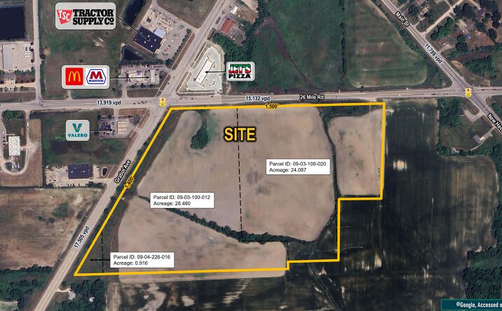 Pictures of Retail, Land property located at 31300 26 Mile Rd, New Baltimore, MI 48051 for lease - image #1
