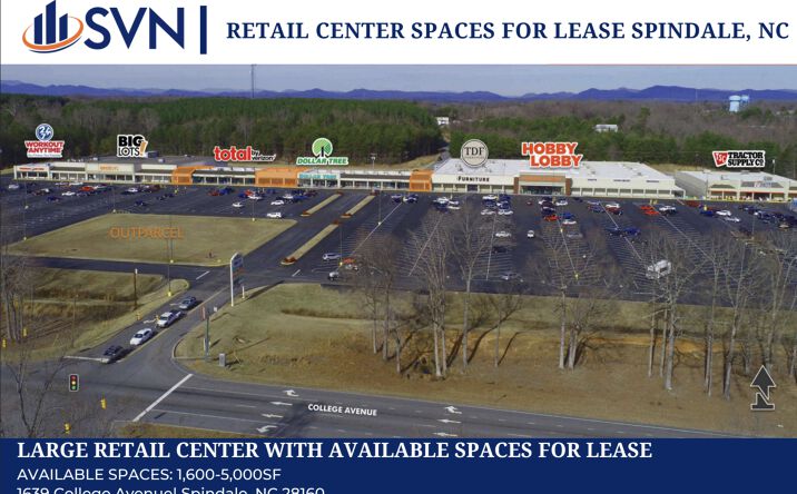 Pictures of Retail, Office property located at 1639 College Ave, Spindale, NC 28160 for lease - image #1