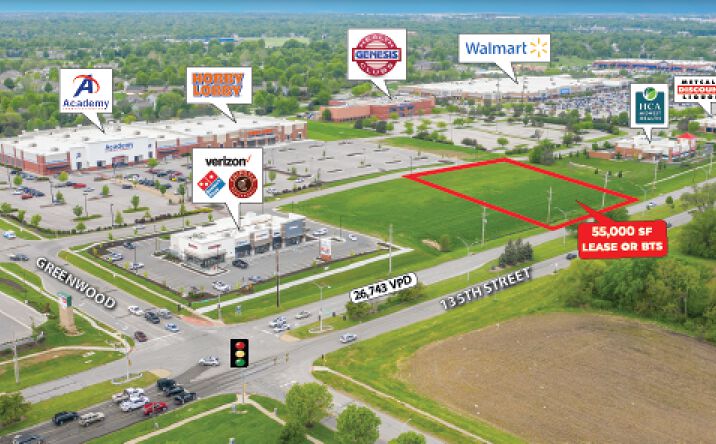 Pictures of Retail, Land property located at 135th & Greenwood, Overland Park, KS 66062 for lease - image #1