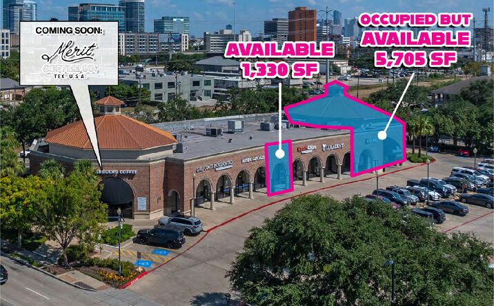 Pictures of Retail property located at 5115 Buffalo Speedway, Houston, TX 77005 for lease - image #1