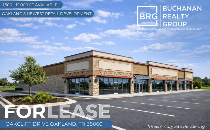 Pictures of Retail, Office, Restaurant property located at Oakcliff Dr & Hwy 64, Oakland, TN 38060 for lease - image #1
