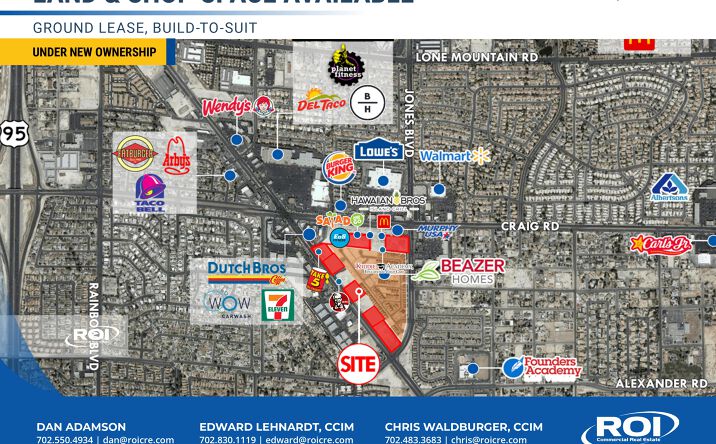 Pictures of Retail, Land, Restaurant property located at Las Vegas, NV, Las Vegas, NV 89130 for lease - image #1