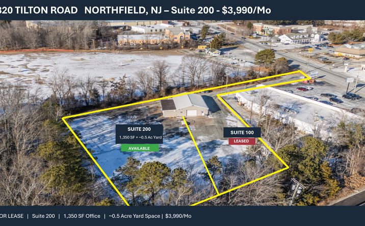 Pictures of Industrial property located at 320 Tilton Rd, Northfield, NJ 08225 for lease - image #1