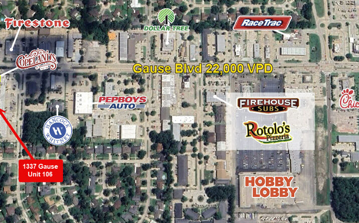 Pictures of Retail property located at 1337 Gause Blvd, Slidell, LA 70458 for lease - image #1