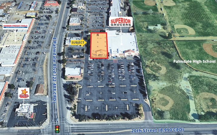 Pictures of Retail property located at 38360 20th St E, Palmdale, CA 93550 for lease - image #1