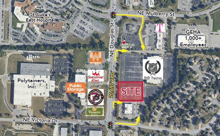 Pictures of Land property located at 1451 NE Douglas St, Lee's Summit, MO 64086 for lease - image #1