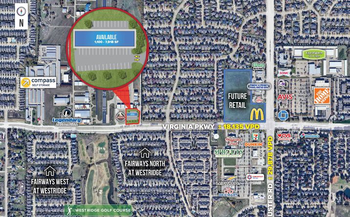 Pictures of Retail property located at 99 Lloyd Stearman Dr, McKinney, TX 75071 for lease - image #1