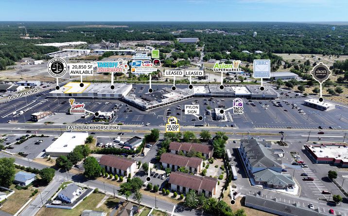 Pictures of Retail, Restaurant property located at 700 Black Horse Pike, Pleasantville, NJ 08232 for lease - image #1