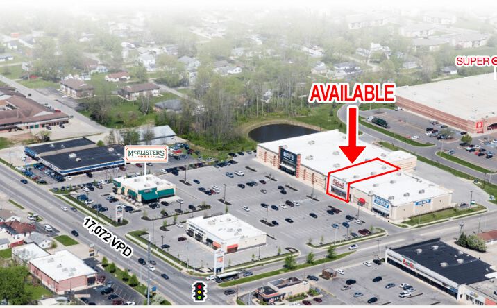 Pictures of Retail property located at 628 E McGalliard Rd, Muncie, IN 47303 for lease - image #1