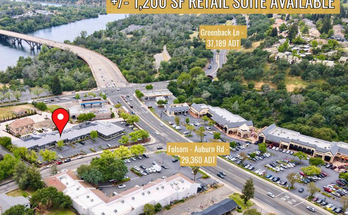 Pictures of Retail property located at 6611 Folsom-Auburn Rd, Folsom, CA 95630 for lease - image #1