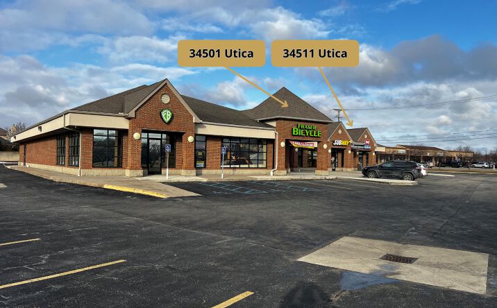 Pictures of Retail property located at 34501-34517 Utica, Fraser, MI 48026 for lease - image #1