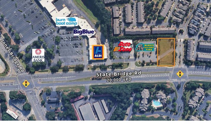 Pictures of Land property located at 10805 State Bridge Rd, Johns Creek, GA 30022 for lease - image #1