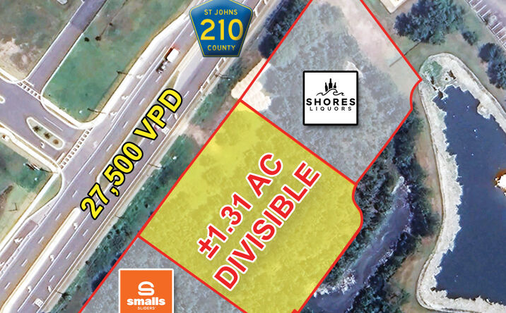 Pictures of Retail, Land, Restaurant property located at 1545 County Rd 210, St. Augustine, FL 32095 for lease - image #1