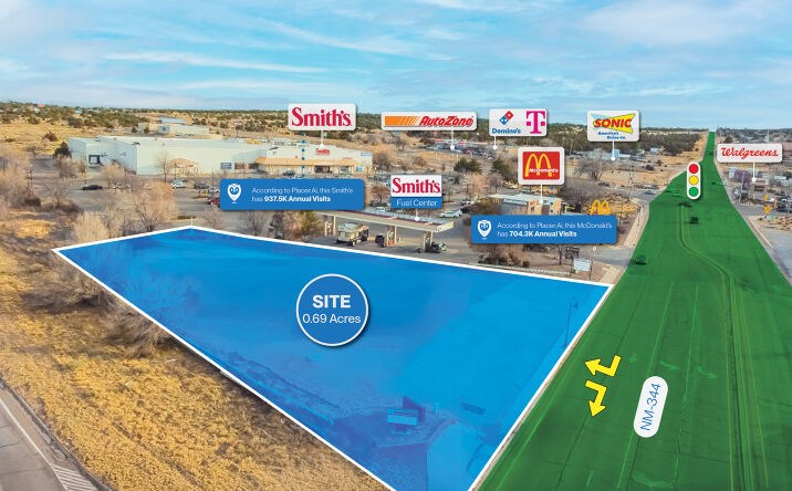 Pictures of Land property located at 6 NM-344, Edgewood, NM 87015 for lease - image #1