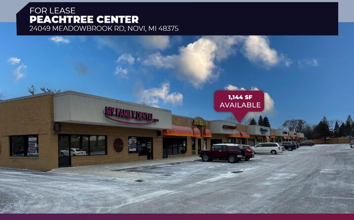 Pictures of Retail property located at 24049 Meadowbrook Rd, Novi, MI 48375 for lease - image #1